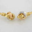 Bracelet Knot Ring 4.4g / 7 in / 2.12mm Three Golds 18K