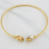 Bracelet Knot Ring 4.4g / 7 in / 2.12mm Three Golds 18K