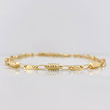 Cadena Barril Eslabon 11.85g / 24 1/2 in / 3.57mm Oro Amarillo 18K