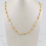 Cadena Barril Eslabon 11.85g / 24 1/2 in / 3.57mm Oro Amarillo 18K