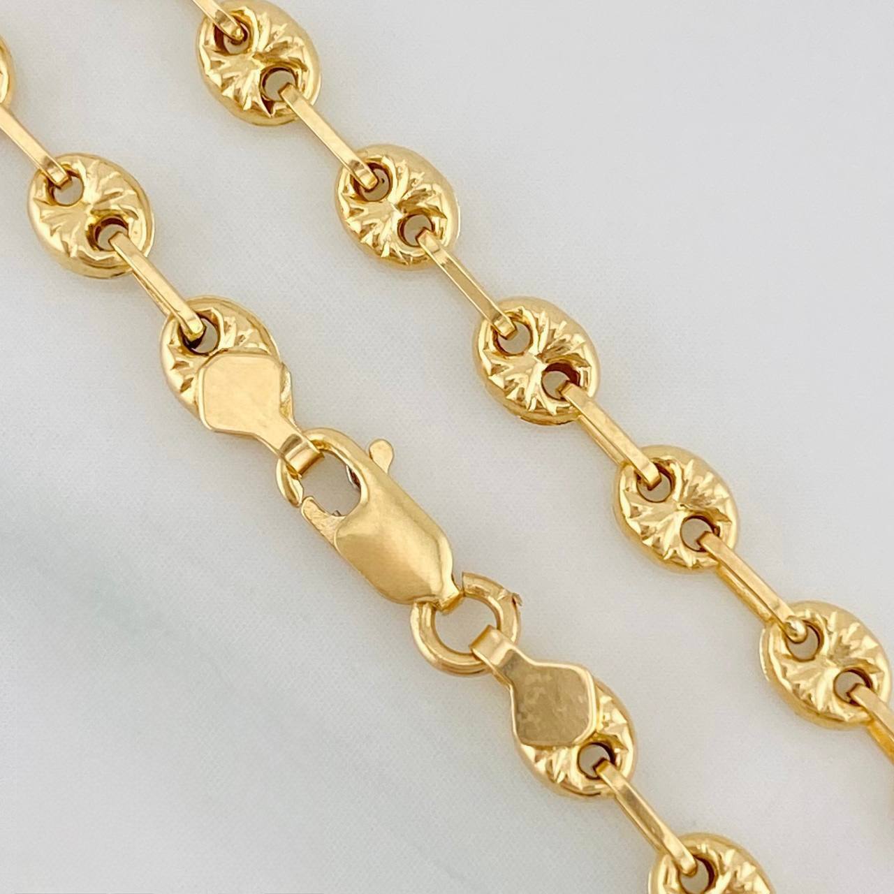 Cadena Gc Diamantada 5g / 18 in / 3.2mm Oro Amarillo 18K