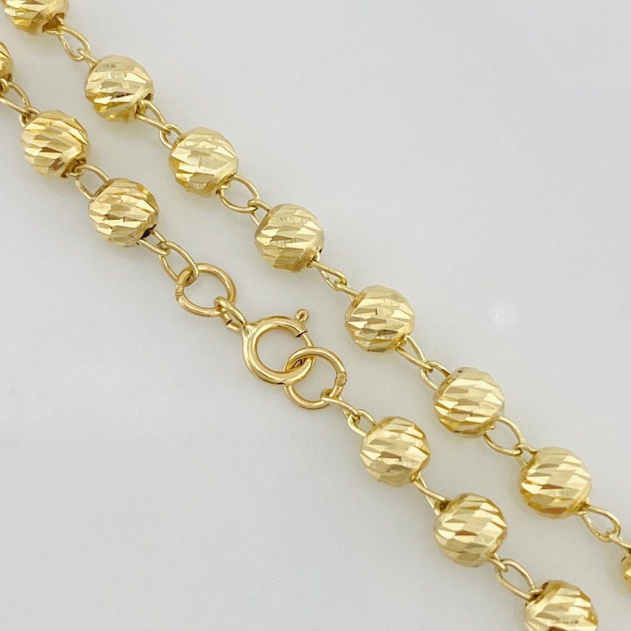 Pulso Militar 3.15g / 7 1/2 in / 4mm Oro Amarillo 18K