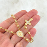 Rosario Virgen Milagrosa 17.7gr / 23 1/2 in / Oro Amarillo 18K