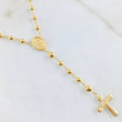 Rosario Virgen Milagrosa 8.95gr / 21 3/4 in / Oro Amarillo 18K