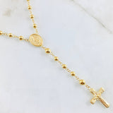 Rosario Virgen Milagrosa 8.95gr / 21 3/4 in / Oro Amarillo 18K