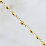 Rosario Virgen Milagrosa 8.95gr / 21 3/4 in / Oro Amarillo 18K