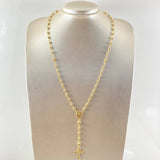 Rosario Virgen Milagrosa 8.95gr / 21 3/4 in / Oro Amarillo 18K