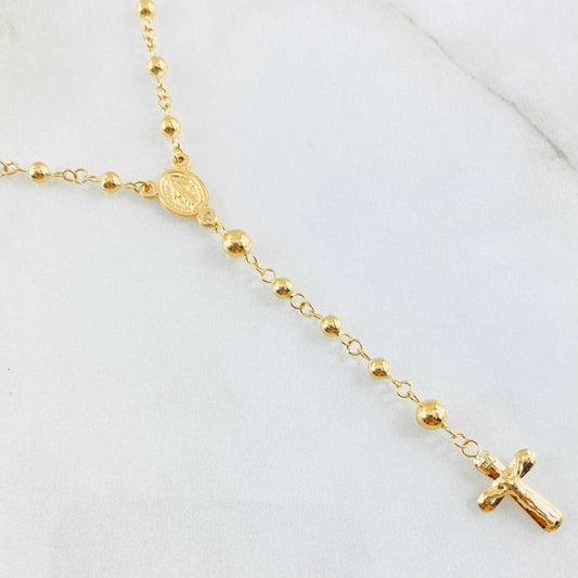 Rosario Virgen Milagrosa 6.35gr / 19 3/4 in / Oro Amarillo 18K