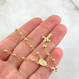 Rosario Virgen Milagrosa 6.35gr / 19 3/4 in / Oro Amarillo 18K