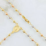 Miraculous Virgin Rosary 6.75gr / 19 3/4 in / Three 18K Golds