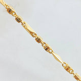 Rustic Cube Chain 18.6gr / 26in / 18K Gold