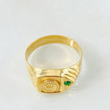 Anillo Sello Corona 2.9gr / T8 1/4 / Oro Amarillo 18K ©