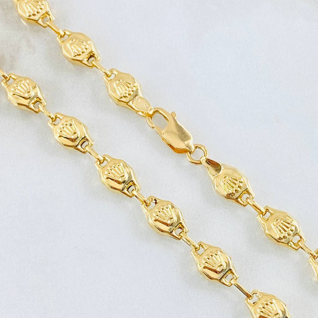 Cadena Rustica Corona 13.55gr / 25 1/2 in / Oro Amarillo 18K ©