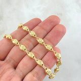 Cadena Rustica Corona 13.05gr / 25 1/2 in / 4.3mm Oro Amarillo 18K *