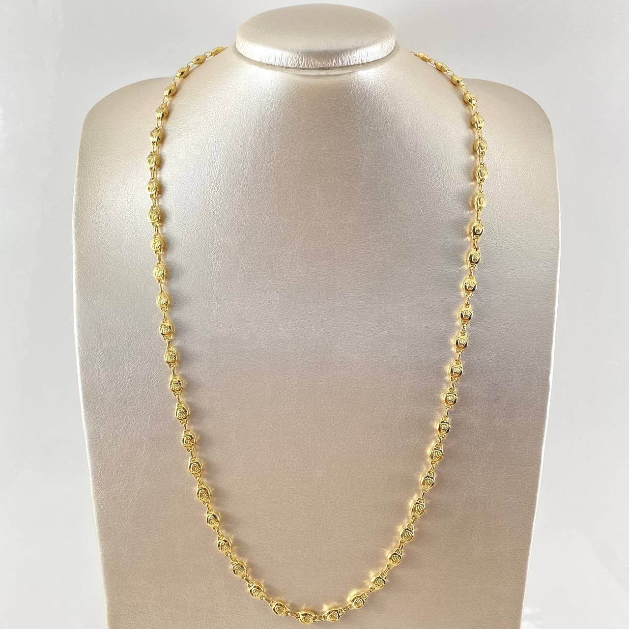 Cadena Rustica Corona 13.55gr / 25 1/2 in / Oro Amarillo 18K ©