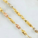 Cadena Rustica 14.5gr / 23 1/2 in / Tres Oros 18K ©