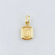 Dije Letra J 0.3gr / 1/2 in / Oro Amarillo 18K