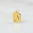Dije Letra A 0.3g / 1/2 in Oro Amarillo 18K