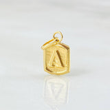 Dije Letra A 0.35gr / 1/2 in / Oro Amarillo 18K *