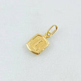 Dije Letra L 0.35gr / 1/2 in / Oro Amarillo 18K