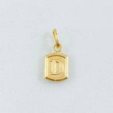 Dije Letra D 0.35gr / 1/2 in / Oro Amarillo 18K *