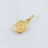 Dije Letra D 0.35gr / 1/2 in / Oro Amarillo 18K *