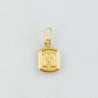 Dije Letra M 0.3gr / 1/2 in / Oro Amarillo 18K *