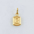 Dije Letra G 0.35gr / 1/2 in / Oro Amarillo 18K *