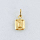 Dije Letra G 0.35gr / 1/2 in / Oro Amarillo 18K *