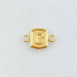 Herraje Letra C 0.25gr / 1/2 in / Oro Amarillo 18K