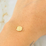 Herraje Letra C 0.25gr / 1/2 in / Oro Amarillo 18K