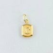Dije Letra C 0.35gr / 1/2 in / Oro Amarillo 18K *
