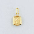 Pendant Letter V 0.3 g / 1/2 in Yellow Gold 18K