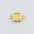 Herraje Letra K 0.25gr / 1/2 in / Oro Amarillo 18K