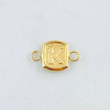 Herraje Letra K 0.25gr / 1/2 in / Oro Amarillo 18K