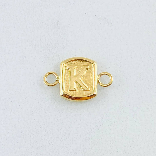 Herraje Letra K 0.3gr / 1/2 in / Oro Amarillo 18K ©