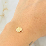 Herraje Letra K 0.25gr / 1/2 in / Oro Amarillo 18K