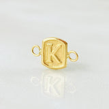 Herraje Letra K 0.25gr / 1/2 in / Oro Amarillo 18K