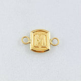 Herraje Letra M 0.3gr / 1/2 in / Oro Amarillo 18K ©