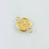 Herraje Letra M 0.25gr / 1/2 in / Oro Amarillo 18K