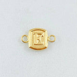 Herraje Letra E 0.25gr / 1/2 in / Oro Amarillo 18K *