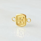 Herraje Letra E 0.3gr / 1/2 in / Oro Amarillo 18K ©