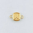 Herraje Letra A 0.3gr / 1/2 in / Oro Amarillo 18K *