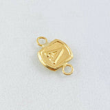 Herraje Letra A 0.35gr / 1/2 in / Oro Amarillo 18K *