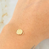 Herraje Letra A 0.35gr / 1/2 in / Oro Amarillo 18K *