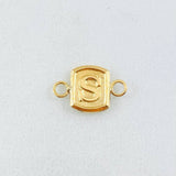 Herraje Letra S 0.3gr / 1/2 in / Oro Amarillo 18K ©