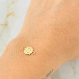 Herraje Letra S 0.3gr / 1/2 in / Oro Amarillo 18K ©