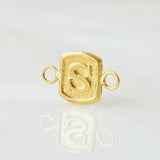 Herraje Letra S 0.3gr / 1/2 in / Oro Amarillo 18K ©