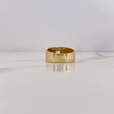 Square Signet Ring 7.6gr / Size 9 1/2 / White Zircons Two-tone 18K Yellow and White Gold $