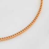 Pulso Franco 3.4g / 7 3/4 in / 2.3mm Oro Rosa 18K